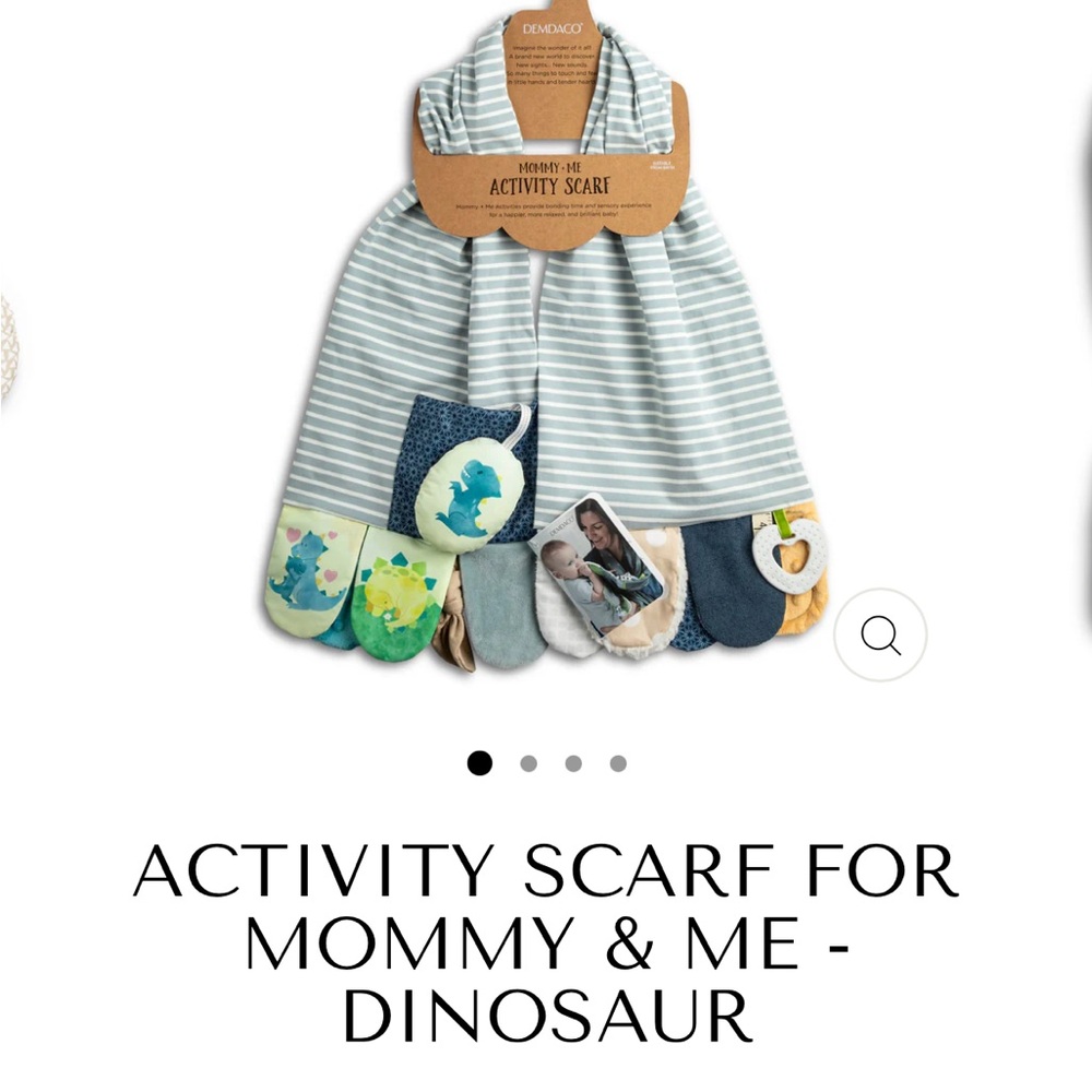 Mommy & Me Dinosaur Activity Scarf